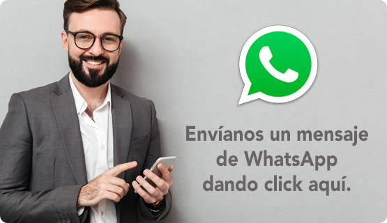 Envianos un mensaje de WhatsApp